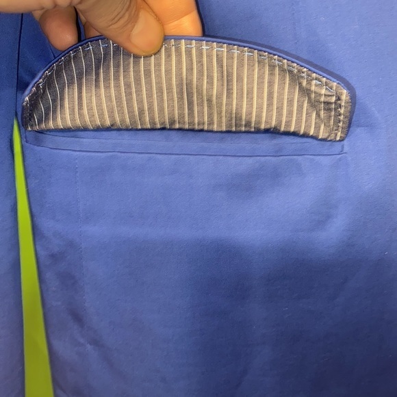 Mens Guess Size Small Mens Dean Blazer in Blue - Picture 6 of 12